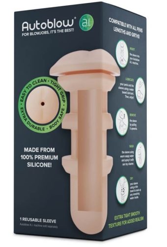 Autoblow A.I. Silicone Anus Sleeve - Élethű vagina
