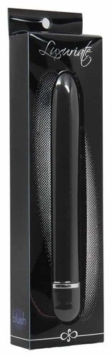 Rose Luxuriate Black - Rúdvibrátor 17,7 cm