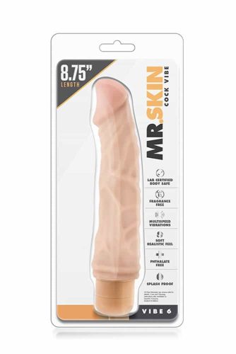 Mr. Skin Cock Vibe 6 - Élethű vibrátor 22 cm