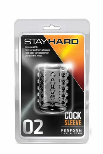 Stay Hard Cock Sleeve 02 Clear - Pénisz feltét