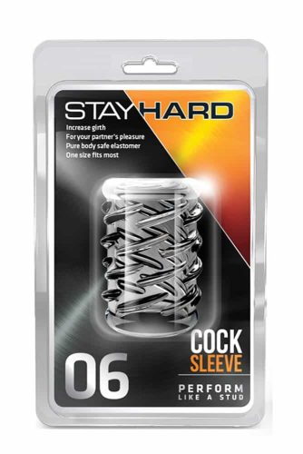 Stay Hard Cock Sleeve 05 Clear - Pénisz feltét