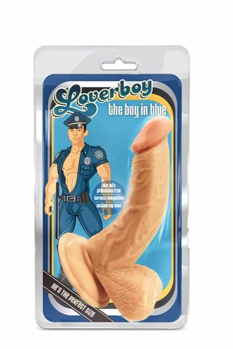 Loverboy The Boy In Blue - Élethű dildó 16,5 cm
