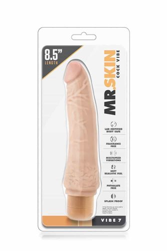 Mr. Skin Cock Vibe 7 - Élethű vibrátor 21 cm