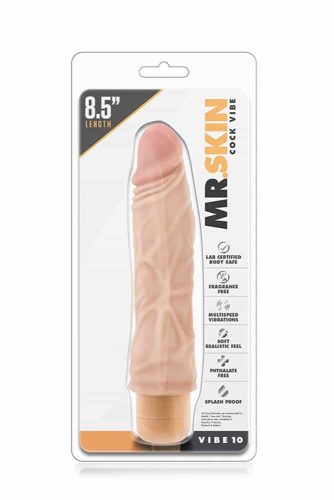 Mr. Skin Cock Vibe 10 - Élethű vibrátor 21,5 cm