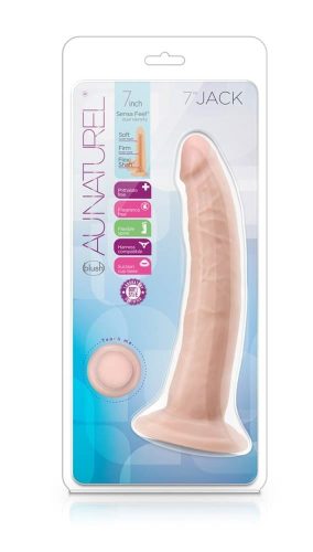 AU NATUREL 7INCH JACK VANILLA - Élethű dildó 19 cm