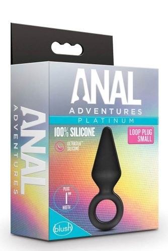 ANAL ADVENTURES LOOP PLUG - SMALL - Anál plug 7,6 cm