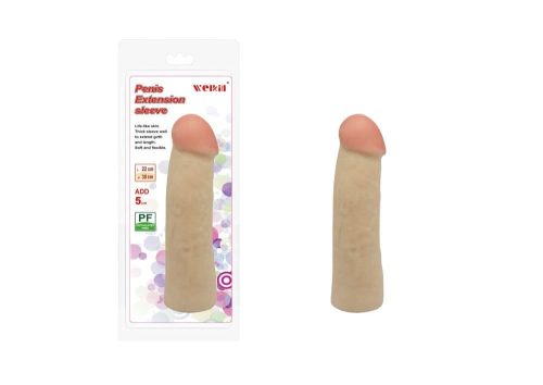 Charmly Penis Extension Sleeve 8,5" No. 1. - Pénisz hosszabbító