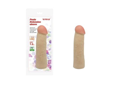 Charmly Penis Extension Sleeve 8,5" No. 2. - Pénisz hosszabbító
