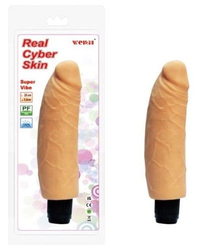 Charmly Super Vibe Real Cyber Skin No. 2. - Élethű vibrátor 25 cm