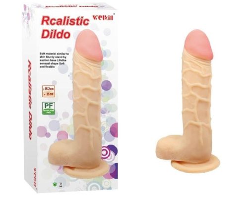 Charmly Realistic Dildo Flesh - Élethű dildó 24 cm
