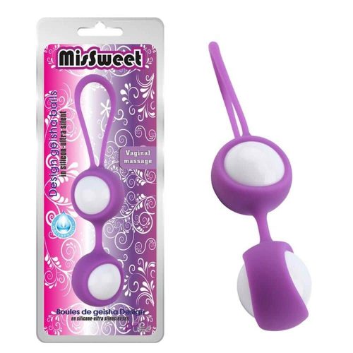 Geisha Balls Purple - Szilikon gésagolyók