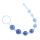 Sassy Anal Beads Blue - Anál golyósor