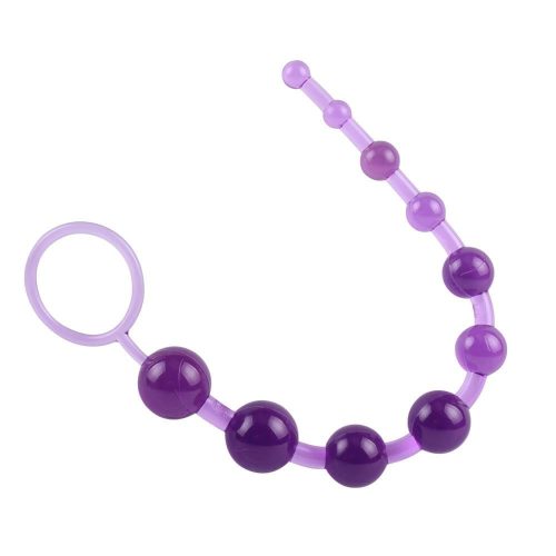 Sassy Anal Beads Purple - Anál golyósor