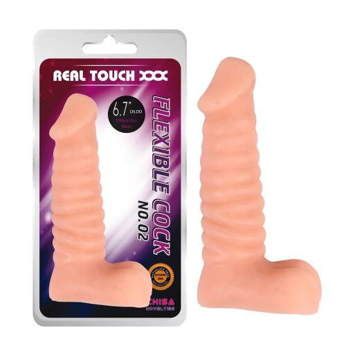Real Touch XXX 6.7 inch Flexible Cock - Élethű dildó 17 cm