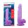 7.7 Inch Dildo-Purple - Élethű dildó 19,5 cm