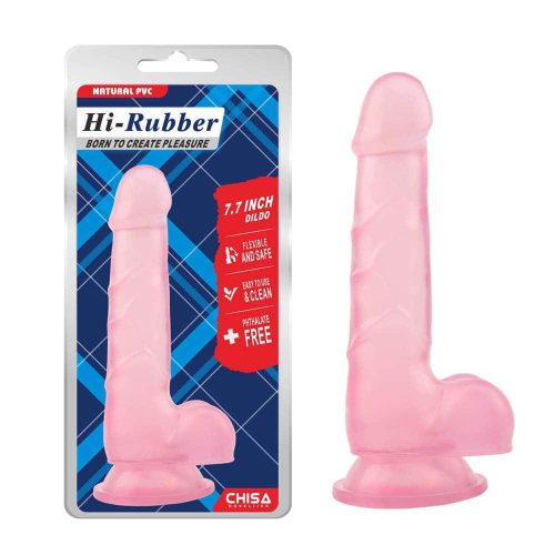 7.7 Inch Dildo-Pink - Élethű dildó 19,5 cm