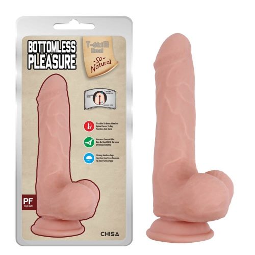 Bottomless Pleasure-Flesh - Élethű dildó 20 cm