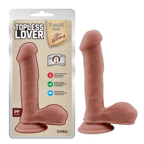 Topless Lover-Flesh - Élethű dildó 19,2 cm