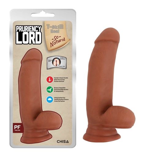 Pruriency Lord - Latin - Élethű dildó 17,5 cm