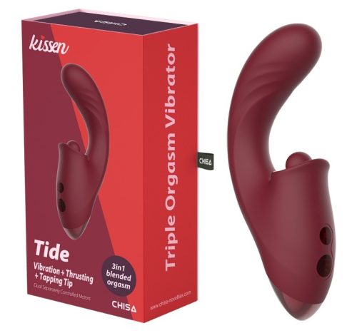 Kissen Tide - csiklóizgatósm, G-pontos vibrátor 17,8 cm