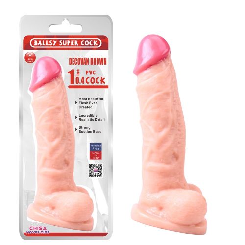 DeCovan Brown 10.4" Dildo - Élethű dildó 27 cm