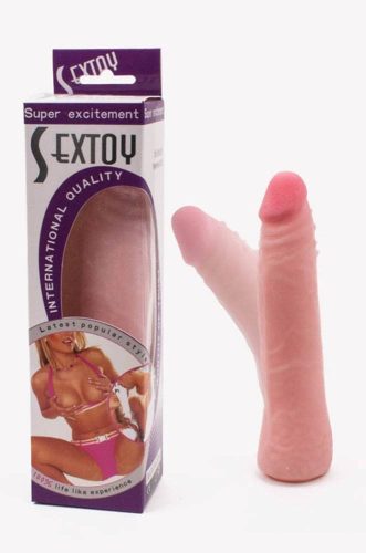 Sextoy Cyber Dong Flesh 1 - Élethű dildó 18,5 cm
