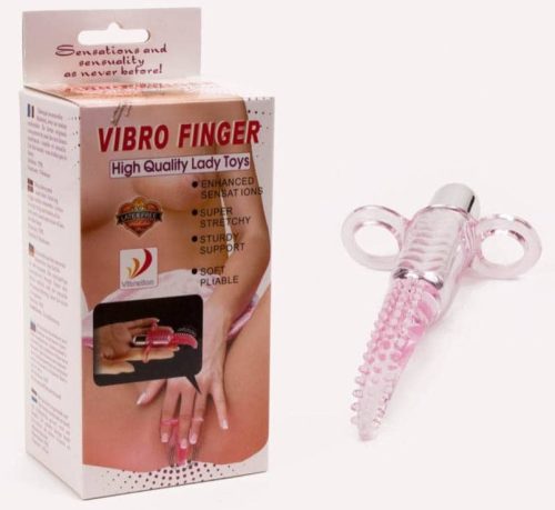 Vibro Finger Pink - Vibrátoros ujjazó