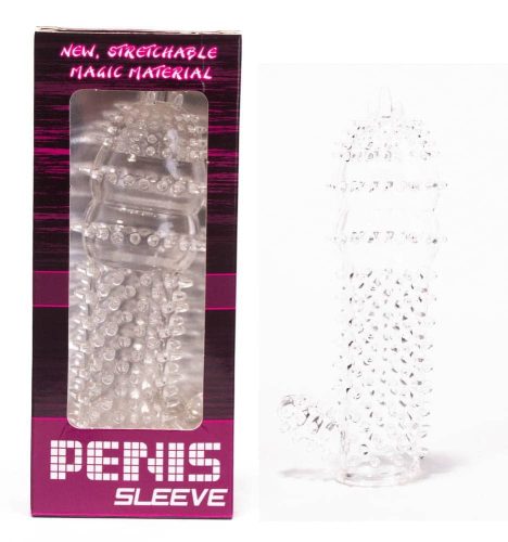 Penis Sleeve Clear 1 - Pénisz vastagító