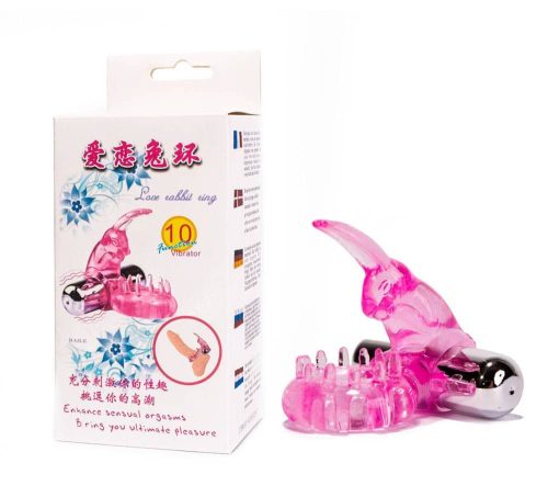 Cock Ring With Bullet Vibrator Pink 1 - Vibráicós gyűrű