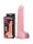 Fiery Dong Flesh - Forgófejű, élethű vibrátor 20,4 cm