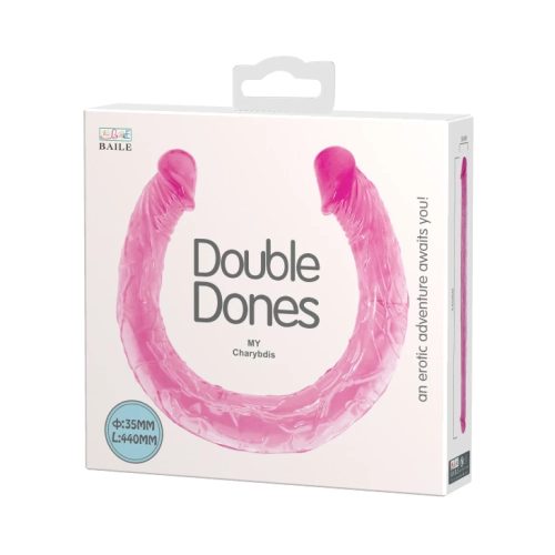 Double Dong Pink 2 - Dupla ddildó 44,5 cm