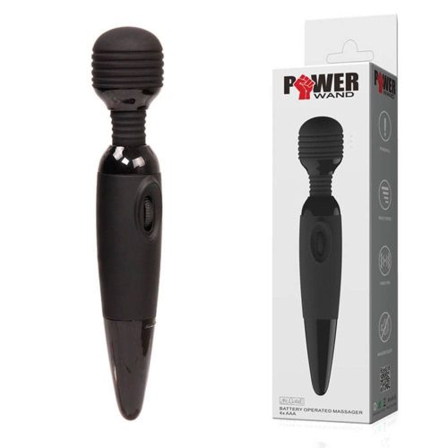 Pretty Love Power Wand Black - Masszírozó vibrátor
