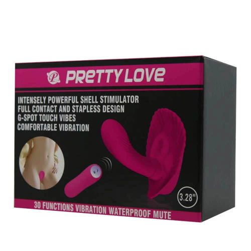 Pretty Love Shell Stimulator - Távirányítós vibrátor 