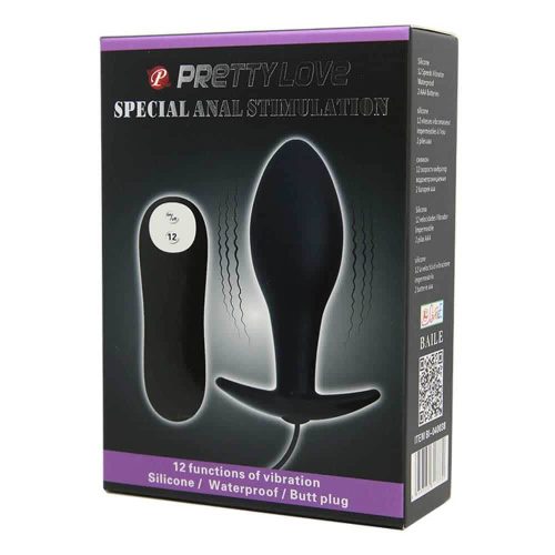 Pretty Love Vibrating Anal Stimulation Plug 1 - Anál plug 8,5 cm