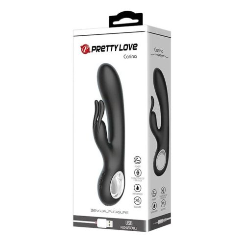 Pretty Love Carina Black - Vibrátor 19 cm