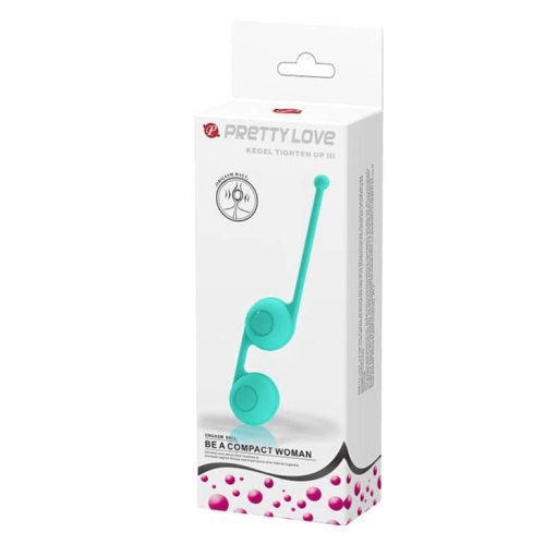 Pretty Love Kegel Tighten Up III Turquoise - Szilikon gésagolyók