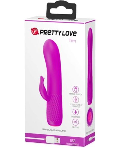 Pretty Love Tim Purple - Vibrátor 15 cm