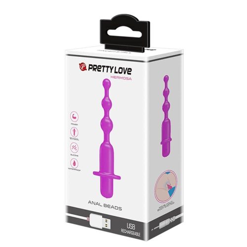 Pretty Love Hermosa - Anál plug, vibrátoros 13,7 cm