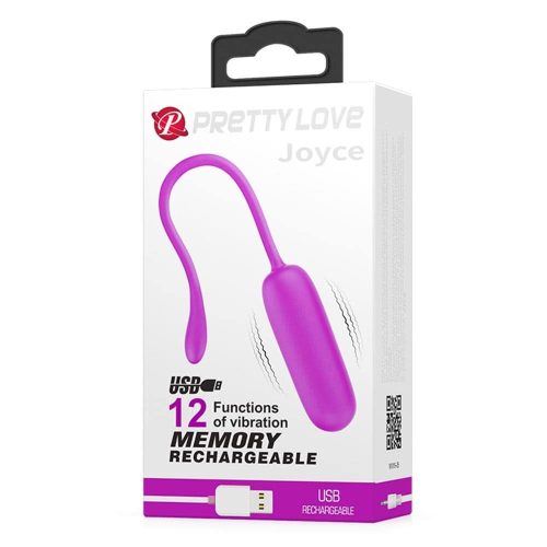 Pretty Love Joyce Purple - Szilikon tojásvibrátor