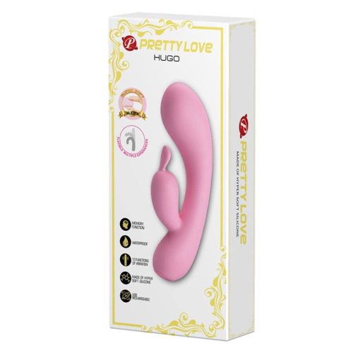 Pretty Love Hugo Pink - Vibrátor 16,5 cm