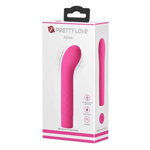 Pretty Love Atlas Pink - Vibrátor 14 cm