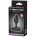 Pretty Love Vibra Butt Plug Black - Anál plug 8,6 cm