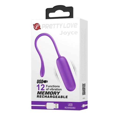 Pretty Love Joyce  Purple 2 - Szilikon tojásvibrátor