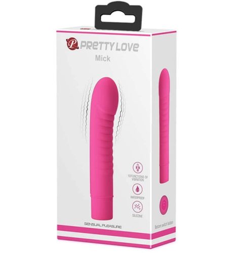 Pretty Love Mick Pink - Rúdvibrátor 13 cm
