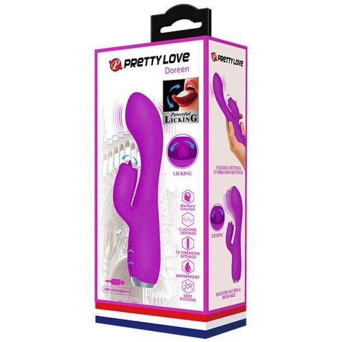 Pretty Love Doreen Purple 2 - Vibrátor 19,8 cm