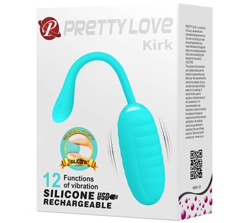 Pretty Love Kirk Turquise - Szilikon tojásvibrátor
