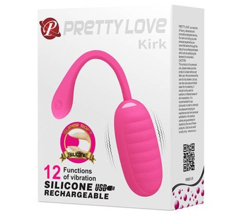 Pretty Love Kirk Pink - Szilikon tojásvibrátor