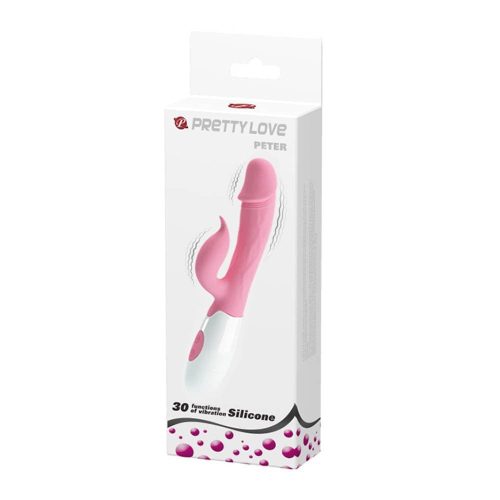 Pretty Love Peter Baby Pink - Vibrátor 19,2 cm
