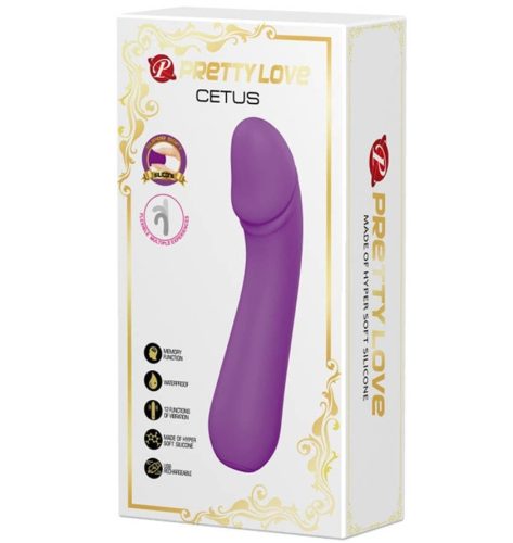Pretty Love Cetus Purple I - Szilikon vibrátor 15 cm