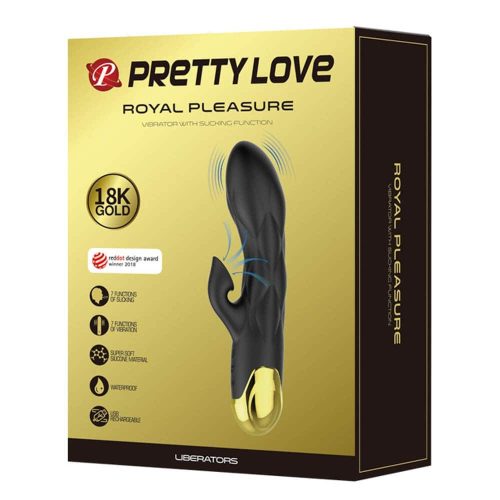 Pretty Love Royal Pleasure Liberators - Szívó funkciós Vibrátor 19,2 cm
